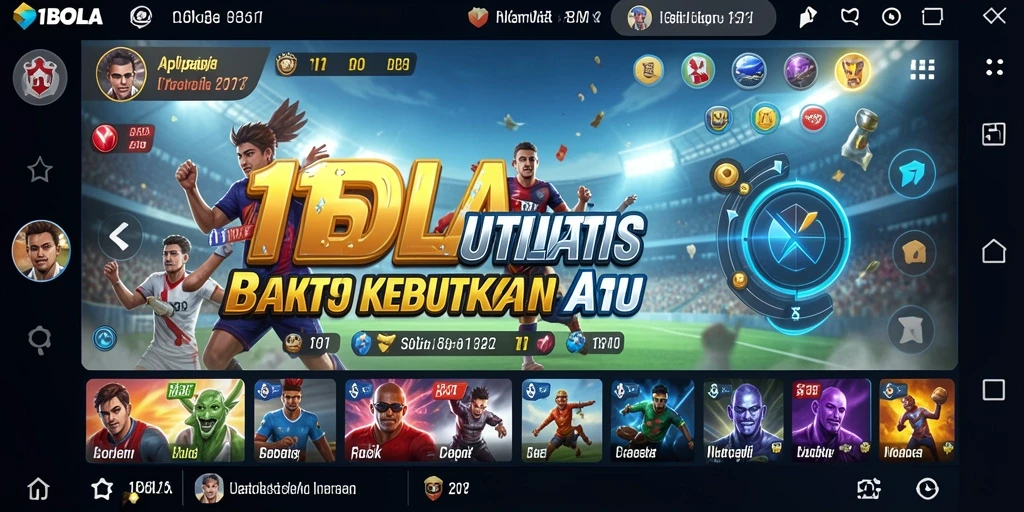 Tampilan antarmuka 11BOLA dengan fitur utilitas yang lengkap.