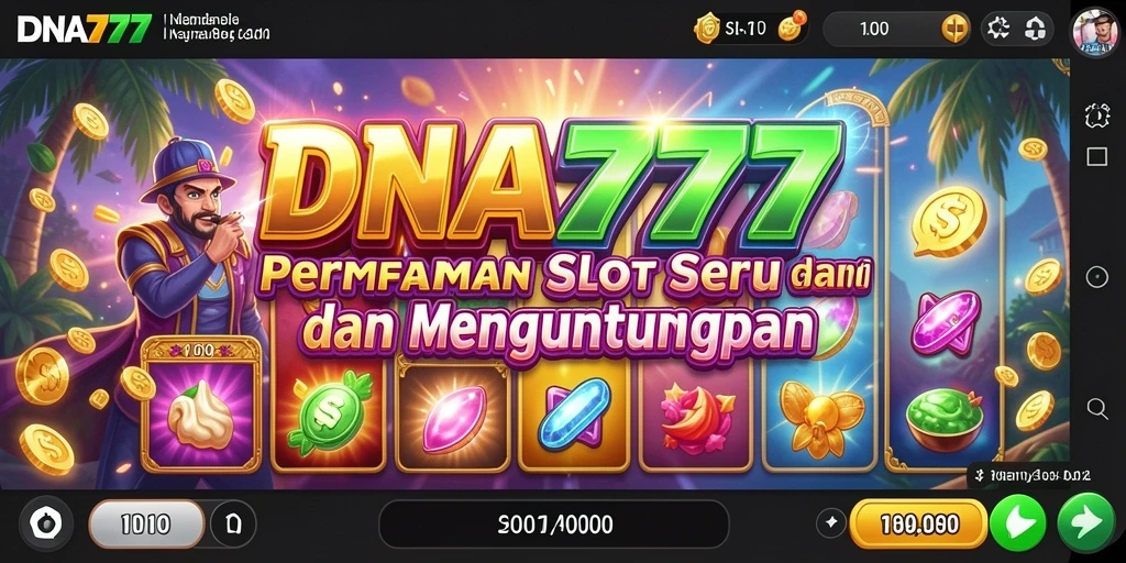 Tampilan menarik dari gameplay slot DNA777 yang seru.
