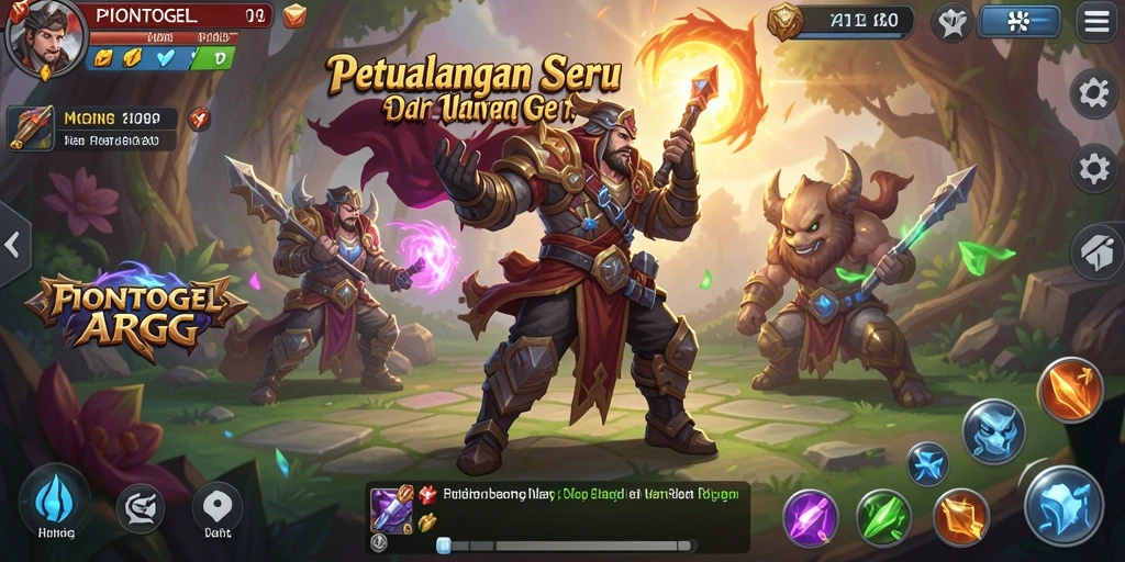 Tampilan utama gameplay PIONTOGEL yang menegangkan dan penuh aksi.