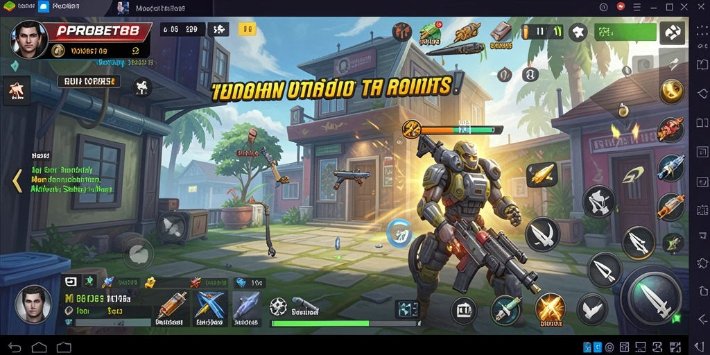 Tampilan antarmuka aplikasi PROBET88 yang user-friendly.