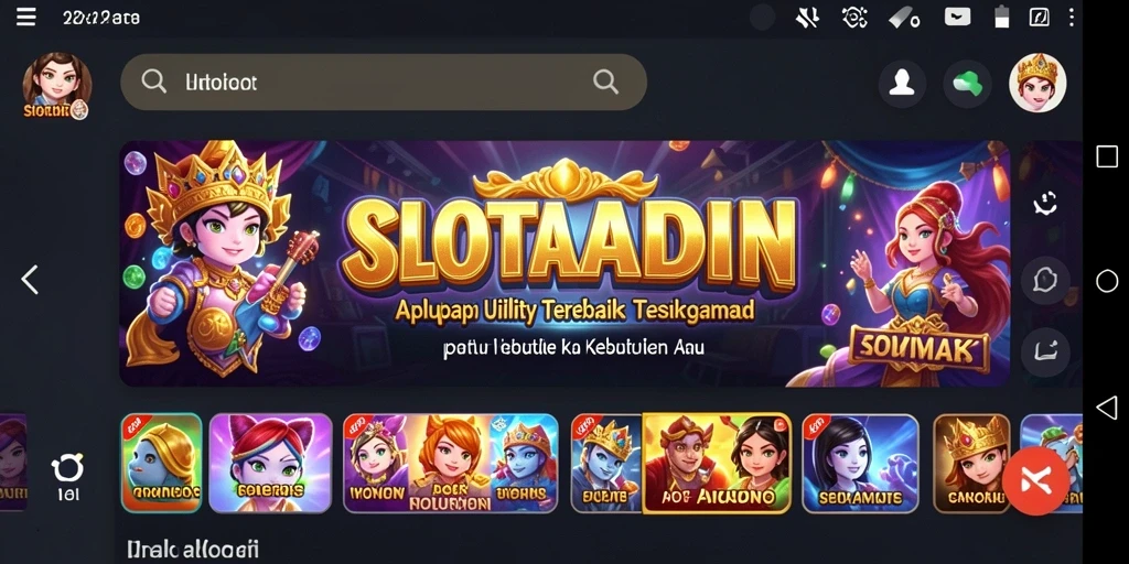 Tampilan intuitif aplikasi SLOTALADIN yang memudahkan setiap pengguna.