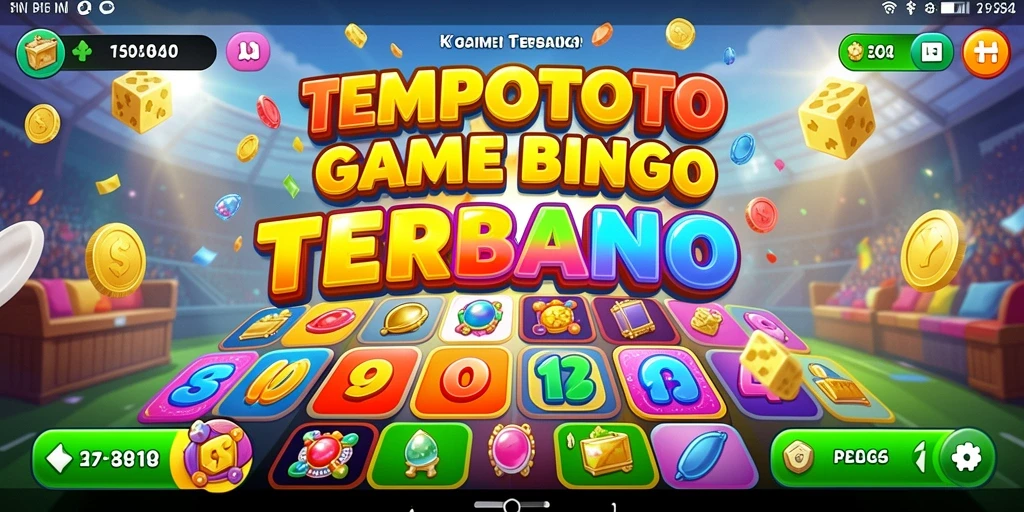 Tampilan gameplay seru dari TEMPOTOTO yang menggugah semangat bermain Bingo.
